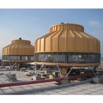 圓形逆流式冷卻塔 - 玻璃鋼冷卻塔系列 - 產品展示 - 玻璃鋼管道,玻璃鋼地熱管道,玻璃鋼排水管道 - 山東華瑞玻璃鋼